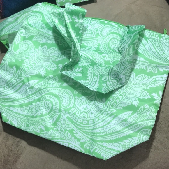 Sachi insulated tote bag foldable with pouch - Picture 5 of 11